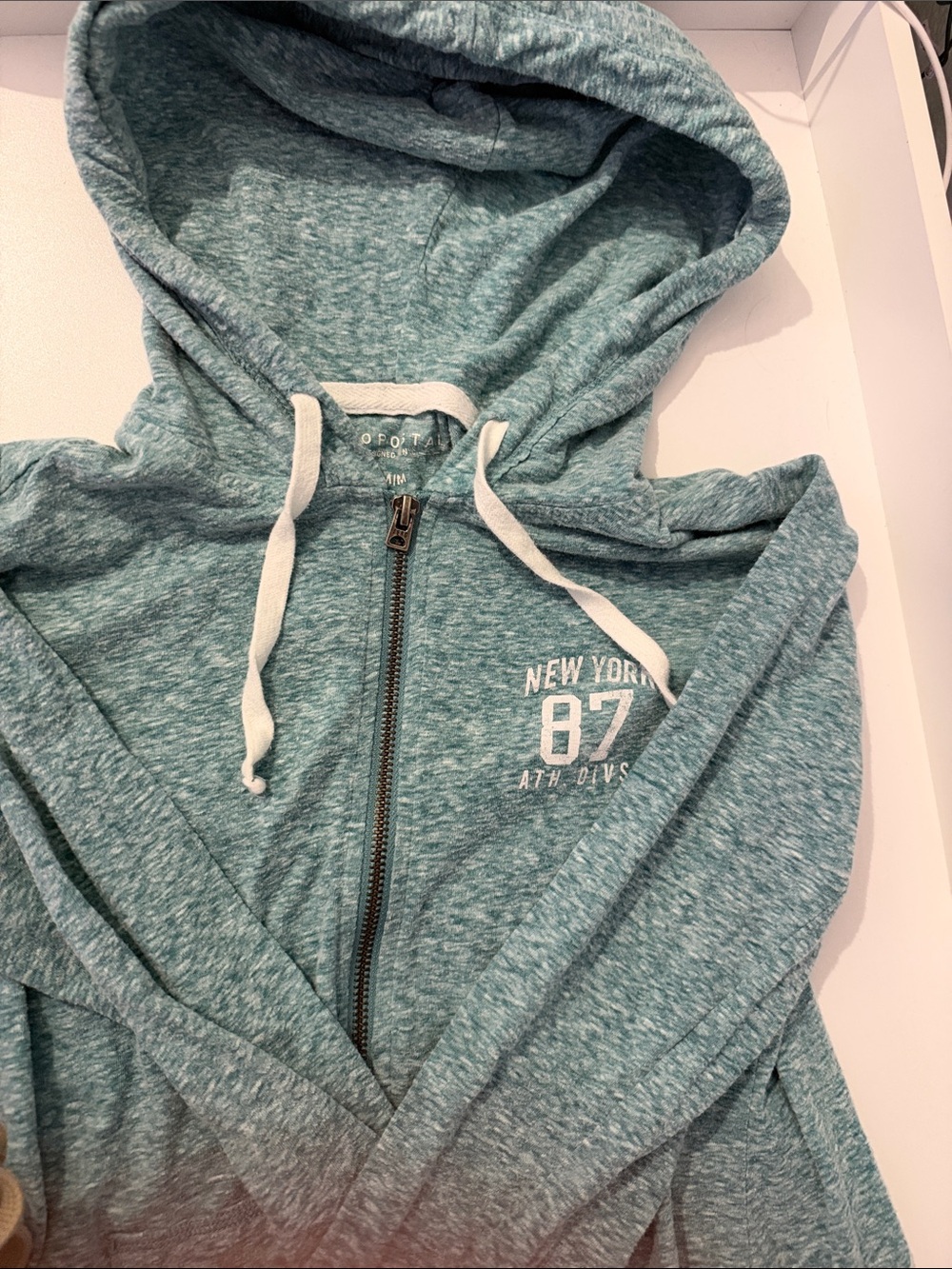 aeropostale zip up light blue